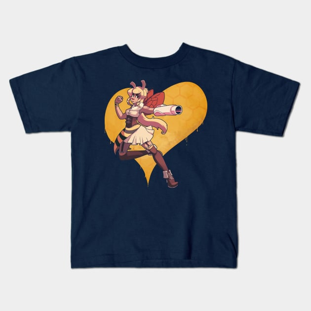 Honey Bun Kids T-Shirt by HoneyCrab